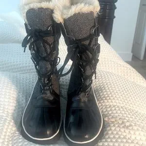 JBU plaid herringbone snowboots Amazon.com | JBU by Jambu Women main image 4